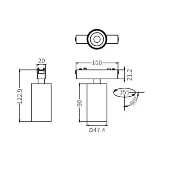 LN-CCX-LIKA-10-1-Dimension